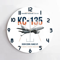 Thumbnail for KC-135 STRATOTANKER design on white no frame wall clock