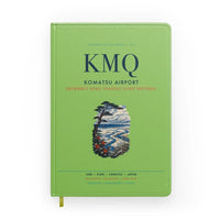 Thumbnail for Komatsu Airport (KMQ) design on light green notebook