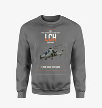 Thumbnail for HAL LCH Prachand design on gray sweatshirt