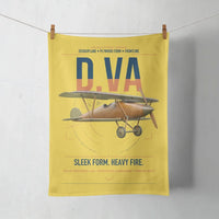Thumbnail for Albatros D.Va design on yellow towel