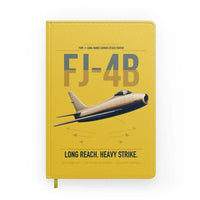 Thumbnail for FJ-4B Fury design on yellow notebook