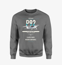 Thumbnail for Tecnam P92 Echo MkII design on gray sweatshirt