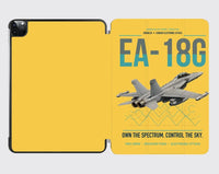 Thumbnail for EA-18G Growler design on yellow ipad tablet case