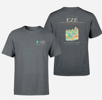 Thumbnail for Buenos Aires Airport (EZE) design printed on gray double-side t-shirt