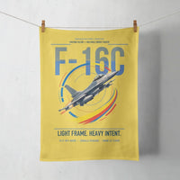 Thumbnail for F-16C Fighting Falcon design on yellow towel