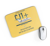 Thumbnail for Cessna Citation CJ1+ design on yellow rectangle mouse pad