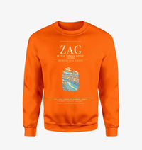 Thumbnail for Franjo Tuman Airport Zagreb ZAG Sweatshirt - Orange