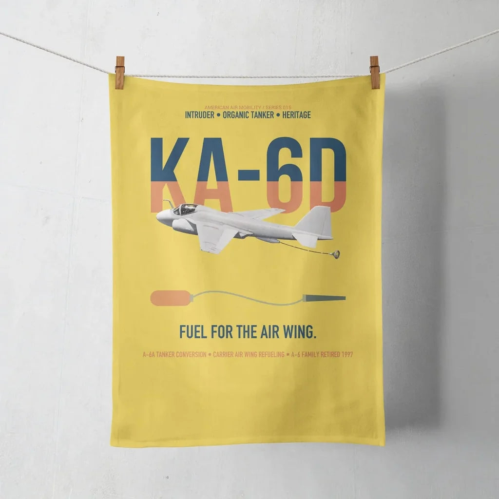 KA-6D Intruder design on yellow towel