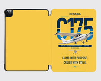 Thumbnail for Cessna 175 Skylark design on yellow ipad tablet case
