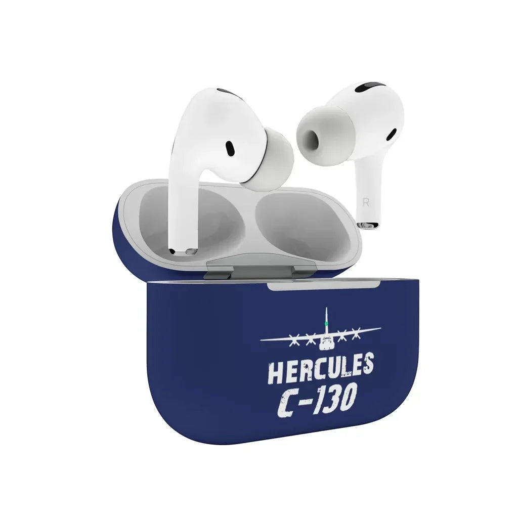 Military Transport Airplane C 130 AirPods Pro plastic case - Dark Blue