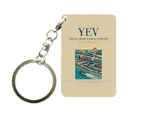 Thumbnail for Inuvik (Mike Zubko) Airport (YEV) design on beige key chain