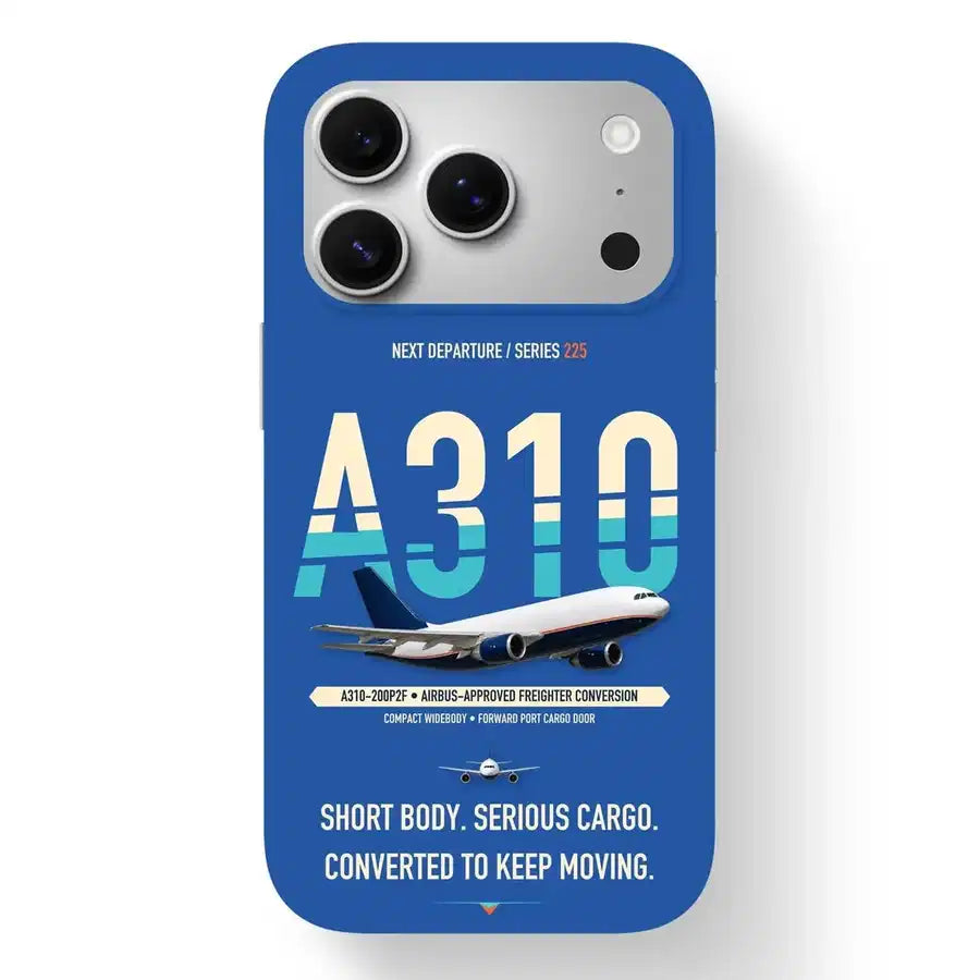 Airbus A310-200P2F Case design on blue iphone case