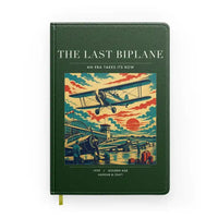 Thumbnail for VINTAGE G4054 - The Last Biplane - Designed Notebooks design on darkgreen