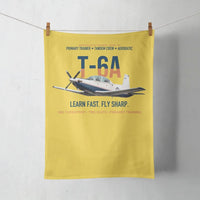 Thumbnail for T-6A Texan II Train The Next Generation design on yellow towel