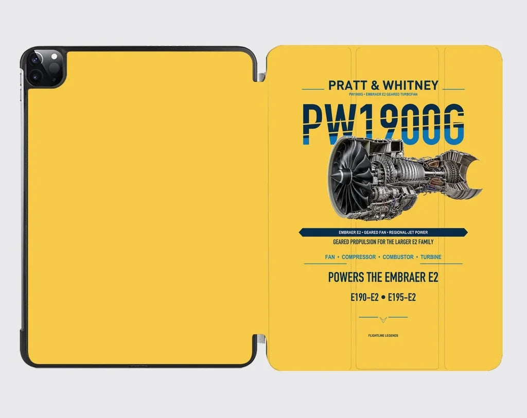 PW1900G design on yellow ipad tablet case