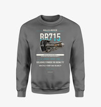 Thumbnail for BR715 design on gray sweatshirt