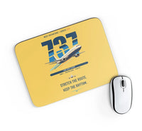 Thumbnail for Boeing 737-400 Classic design on yellow rectangle mouse pad