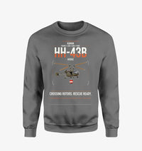Thumbnail for Kaman HH-43B Huskie design on gray sweatshirt