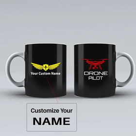 Drone Pilot Ceramic White Mugs
