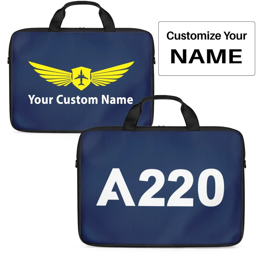 Customisable Airbus A220 Tablet Bag - view 3