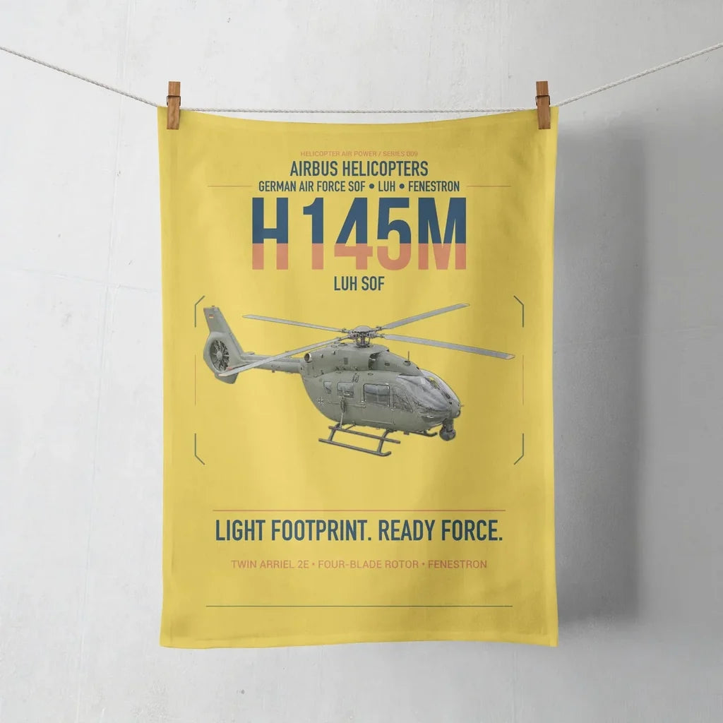 Airbus Helicopters H145M LUH SOF design on yellow towel