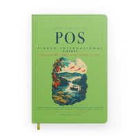 Thumbnail for Piarco International Airport (POS) design on light green notebook