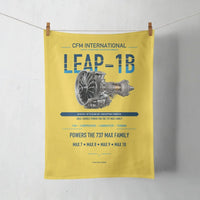 Thumbnail for CFM LEAP-1B design on yellow towel
