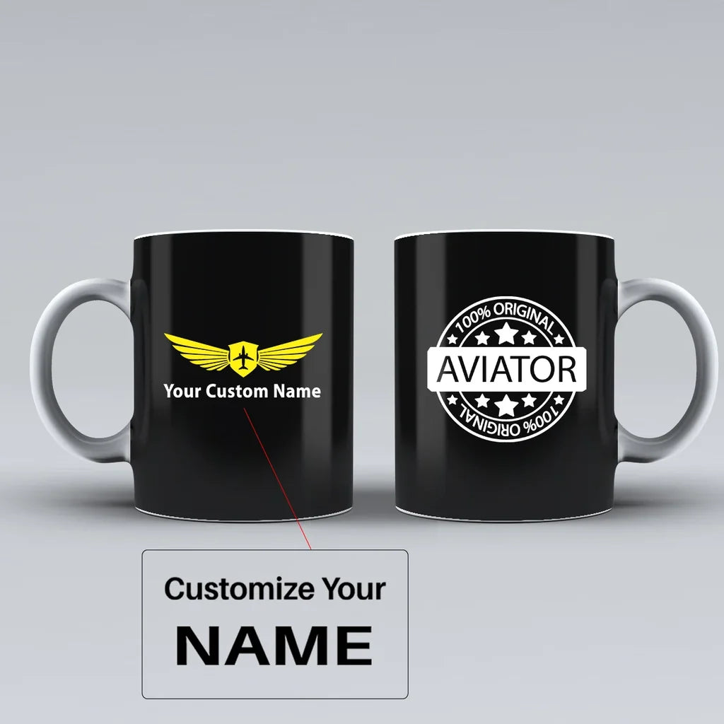 Customisable Aviator Mug - view 3