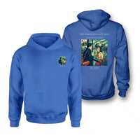 Thumbnail for VINTAGE G4380 - The Farewell Gate Kiss - Double-Side Hoodie design on blue double side