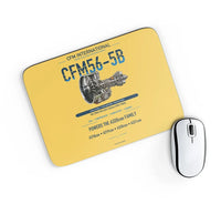 Thumbnail for CFM56-5B design on yellow rectangle mouse pad