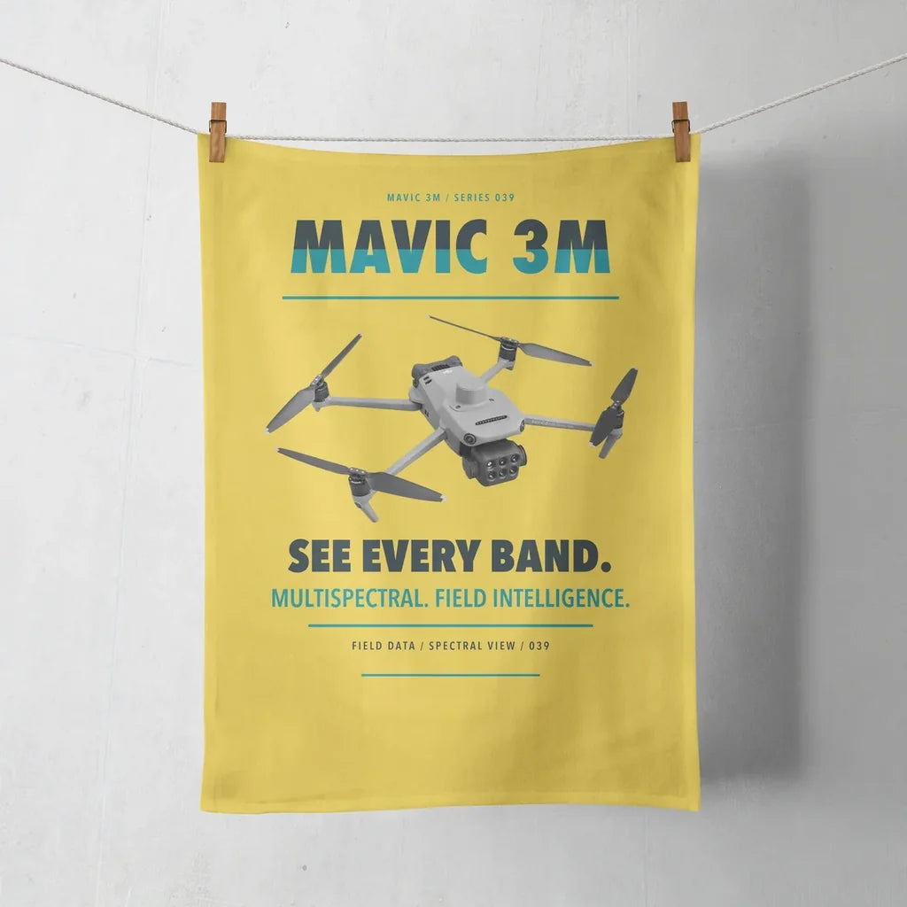 DJI Mavic 3 Multispectral design on yellow towel