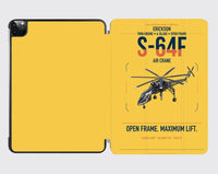 Thumbnail for Erickson S-64F Air Crane design on yellow ipad tablet case