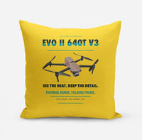 Thumbnail for Autel EVO II Dual 640T V3 design on yellow pillow