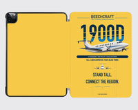 Thumbnail for Beechcraft 1900D design on yellow ipad tablet case