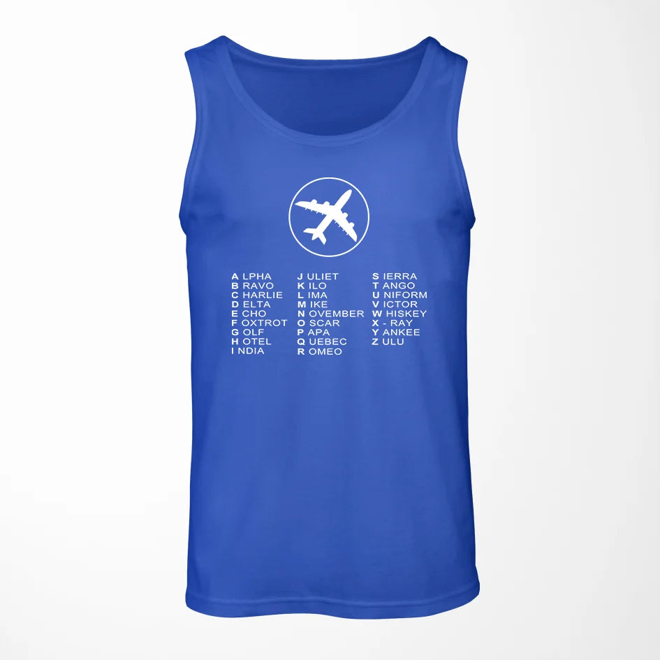 Aviation Alphabet Tank Top - view 3