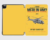Thumbnail for Leonardo AW101 Merlin HM2 design on yellow ipad tablet case
