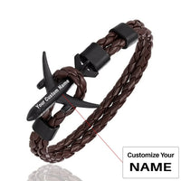 Thumbnail for KK|Customisable Super Quality Leather Style Bracelet - view 5