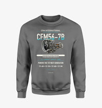 Thumbnail for CFM56-7B design on gray sweatshirt