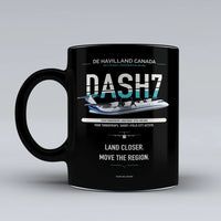 Thumbnail for Havilland Canada DHC-7-102 Dash 7 Mug design on black de