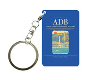 Thumbnail for Izmir Adnan Menderes Airport ADB Key Chain design on blue key chain