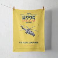 Thumbnail for Airbus H225 design on yellow towel