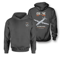 Thumbnail for EP-3E ARIES II design on dark gray double-side hoodie, double-side print