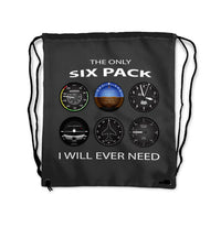 Thumbnail for Only Six Pack I Will Drawstring Bag - view 3