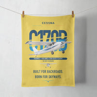 Thumbnail for Cessna 170B design on yellow towel