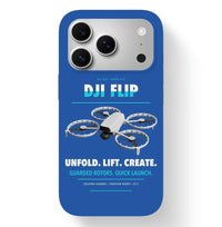 Thumbnail for DJI Flip Case design on blue iphone case