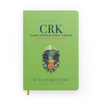 Thumbnail for Clark International Airport (CRK) design on light green notebook