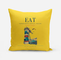 Thumbnail for Pangborn Memorial Airport (EAT) design on yellow pillow