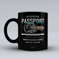 Thumbnail for Mug design on black passport