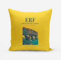 Thumbnail for Erfurt-Weimar Airport (ERF) design on yellow pillow