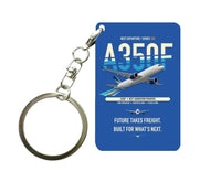 Thumbnail for Airbus A350F Key Chain design on blue key chain